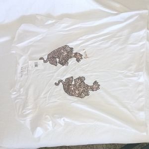White Guess Baby Tee